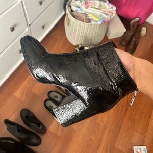 Shiney Leather Boots